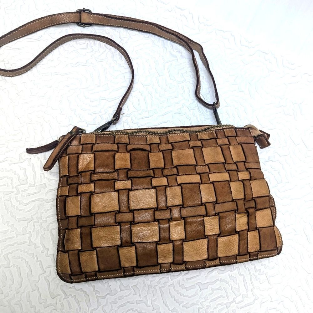 COSTANZA ROTA | Woven Leather Crossbody